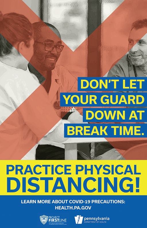 Don't let your guard down at break time