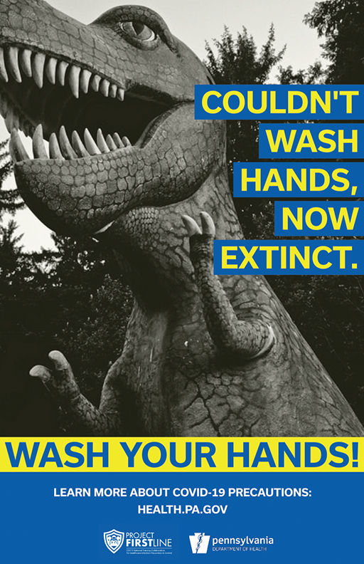 Couldn't wash hands, now extinct