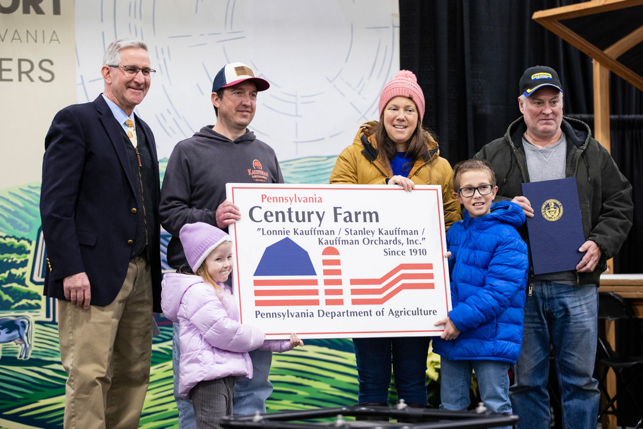 Century Farm Award at Farm Show