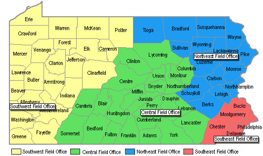 Regional OMHSAS Contacts | Department of Human Services | Commonwealth ...