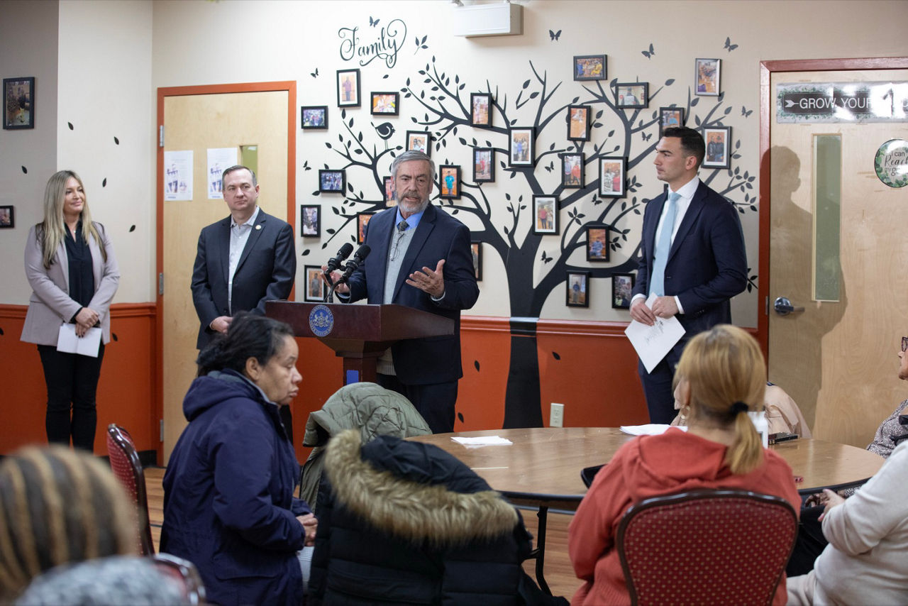 Sec. Pat Browne at Allentown PTRR Event