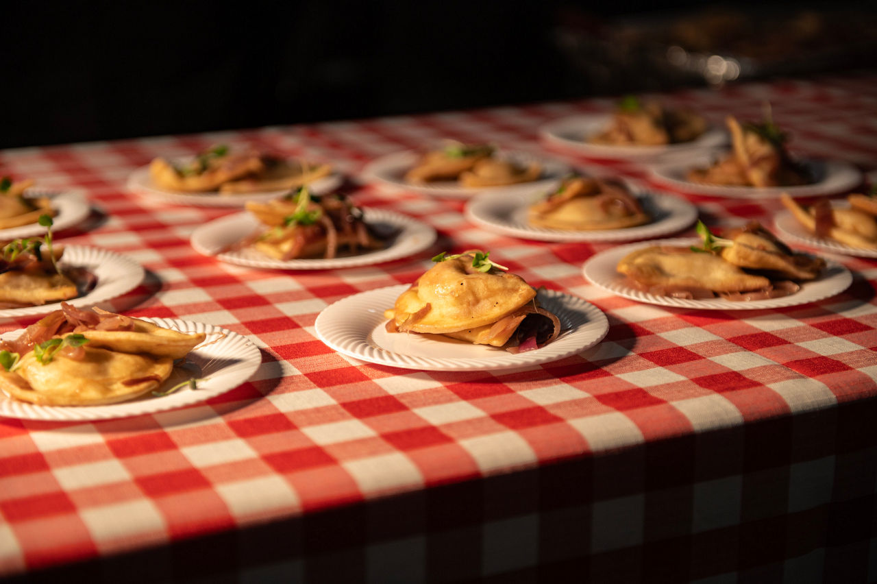 Pierogies served at the 2026 PA Preferred Banquet.