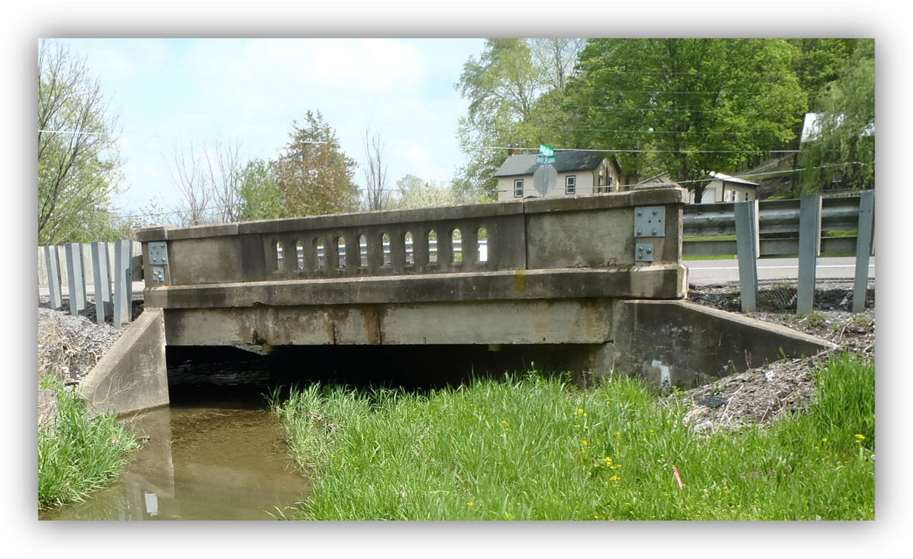 Route 54 Bridge Replacement - photo of bridge to be replaced