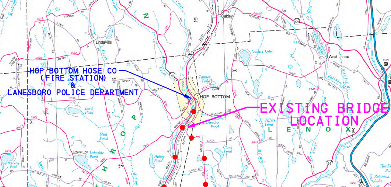 Route 2017 Project Location Map