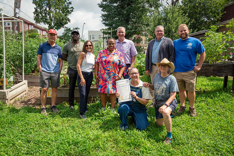 Secretary Redding and Secretary Walker in Philly during Urban Ag Week