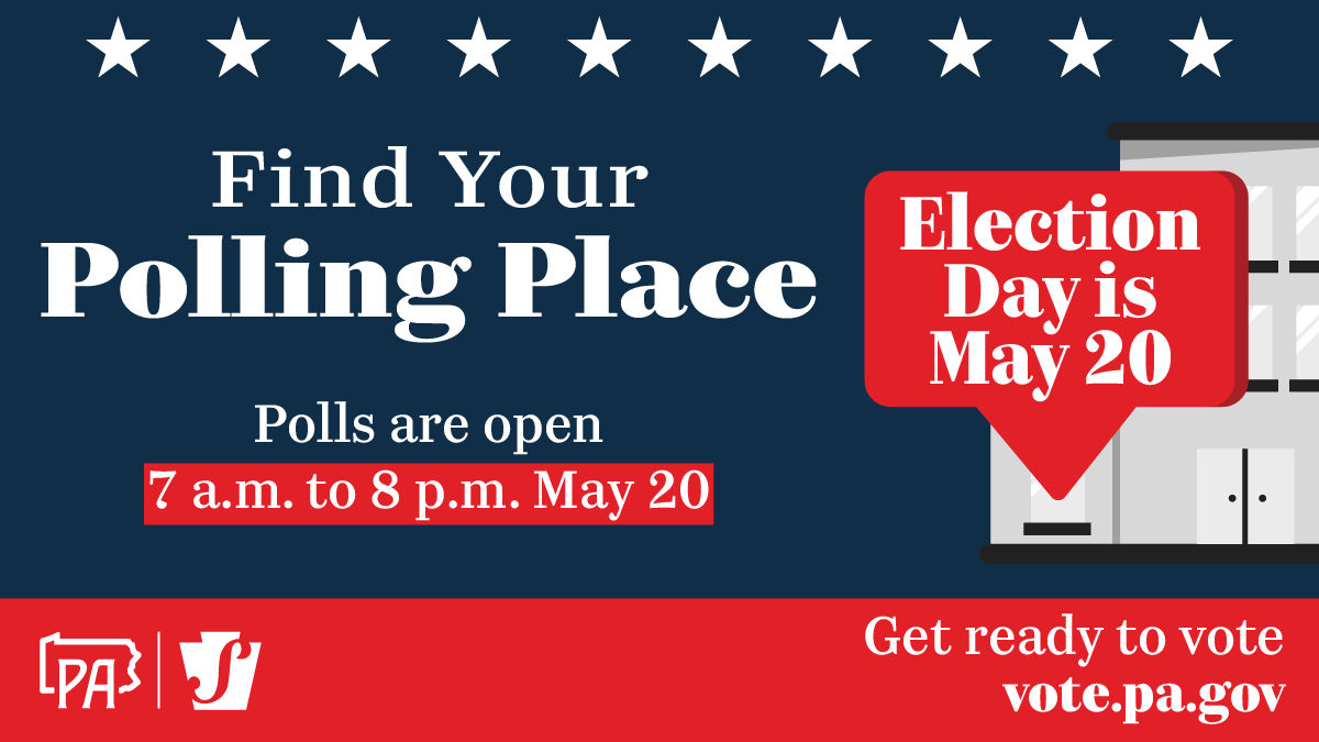 Find your polling place graphic