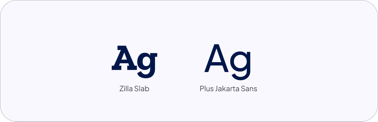 Typefaces included in the Keystone Design System