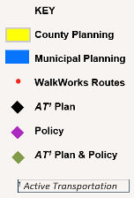 WalkWorks location map legend