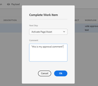 completing workflow fields to include