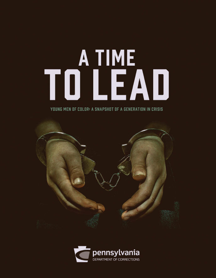 The cover of the A Time to Lead report.
