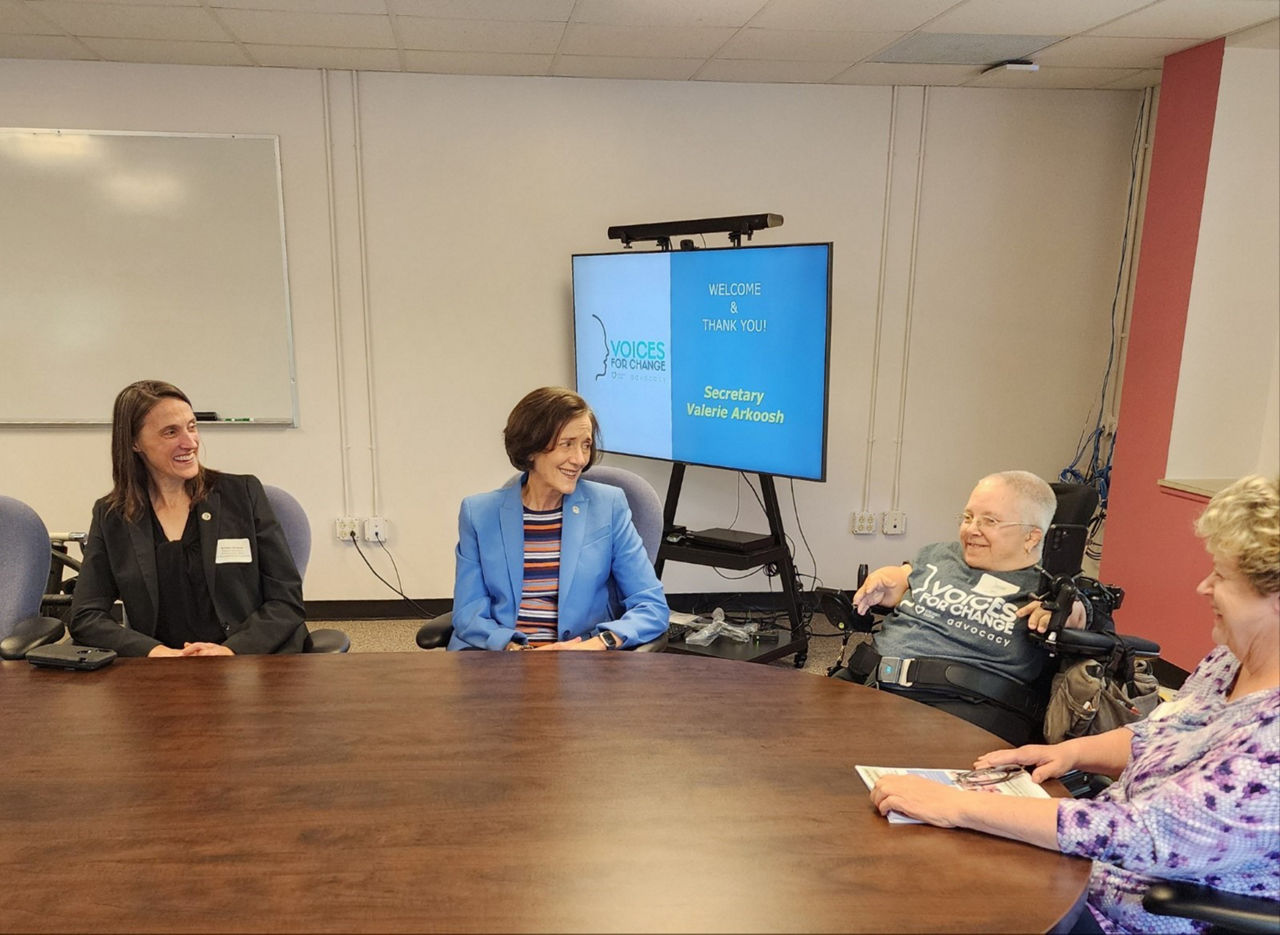 Secretary Arkoosh with Disability Advocates