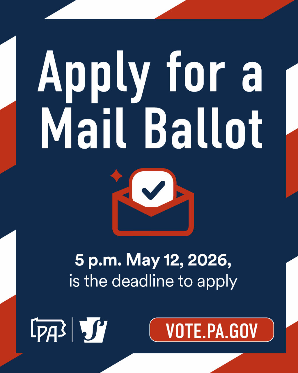 Apply for a mail ballot graphic