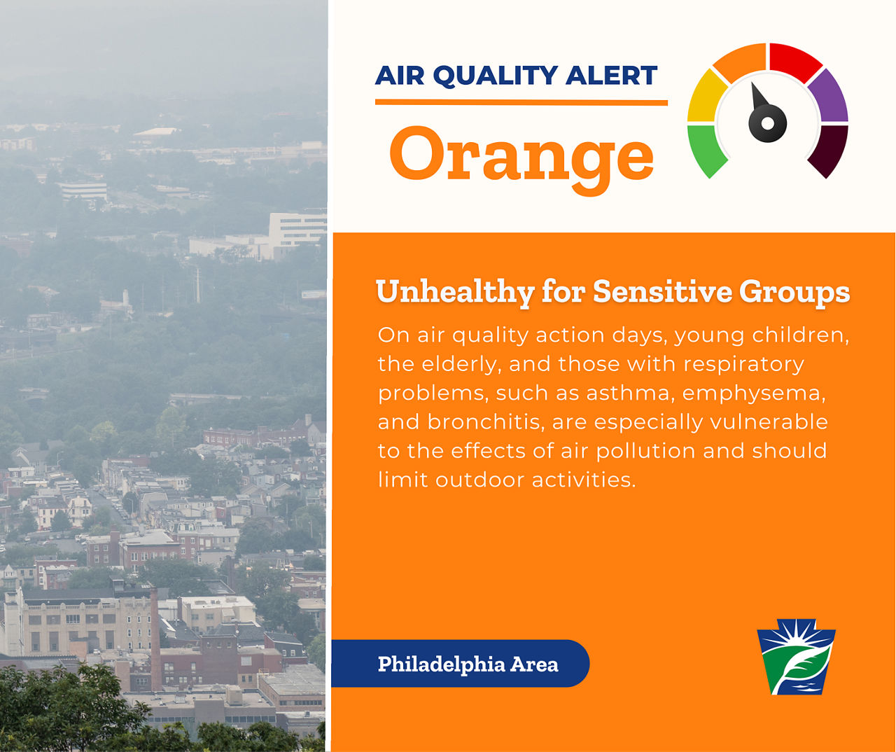 Air Quality Alert - Philadelphia Area