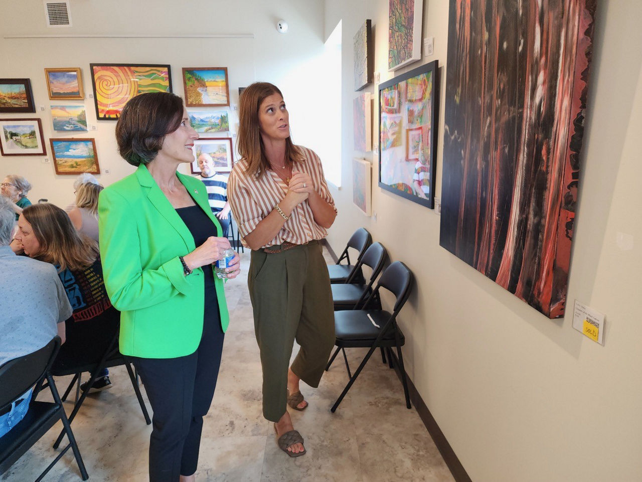 Secretary Arkoosh visits the Arc’s Washington County Art Gallery which serves as an inclusive community hub featuring art created by people of all abilities