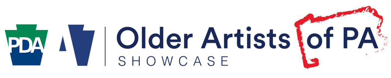 Older Artists of PA Showcase with PDA and Council on the Arts logos