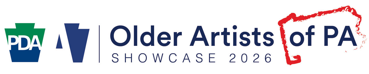 Older Artist of PA Showcase 2026 with PDA and Arts Council Keystone Logos