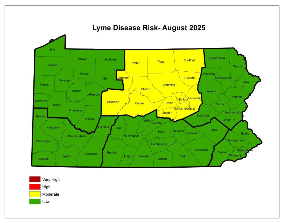 Lyme Disease Risk - Aug 2025