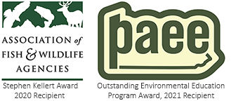 Association of Fish & Wildlife Agencies Stephen Kellert Award 2020 Recipient and PAEE Outstanding Environmental Education Program Award 2021 Recipient