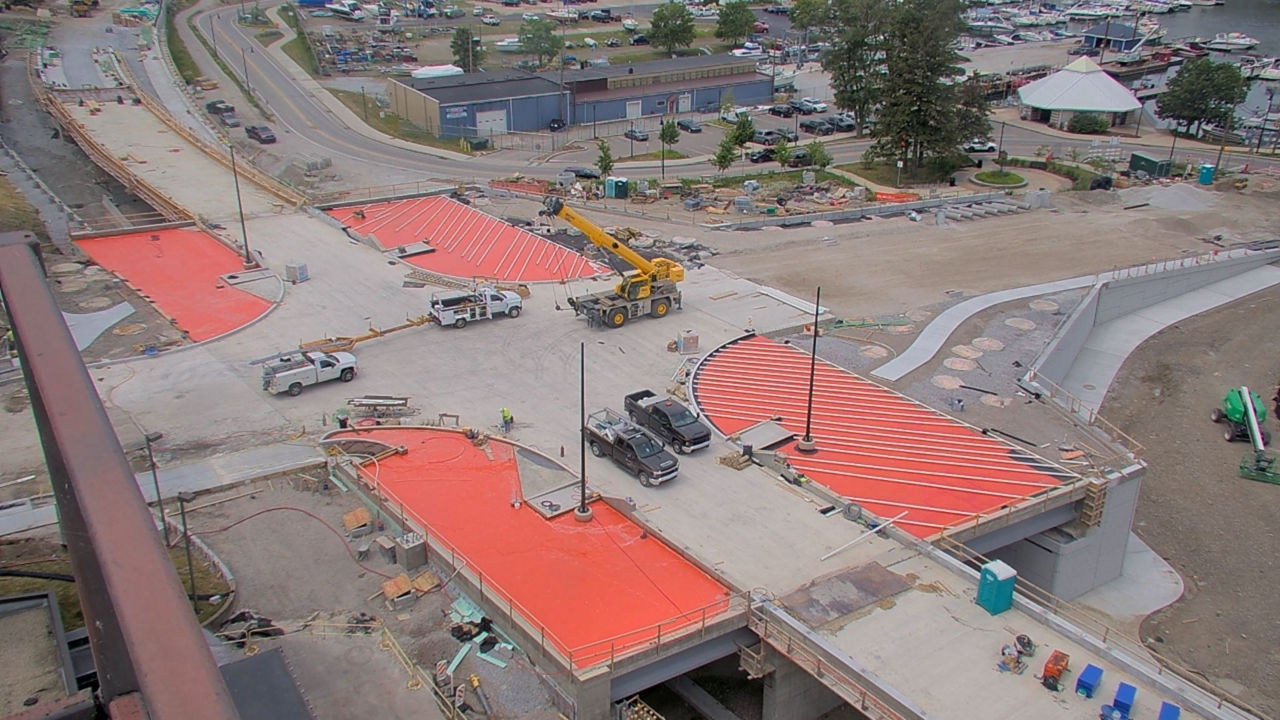Bayfront Parkway Project progress 8-1-26