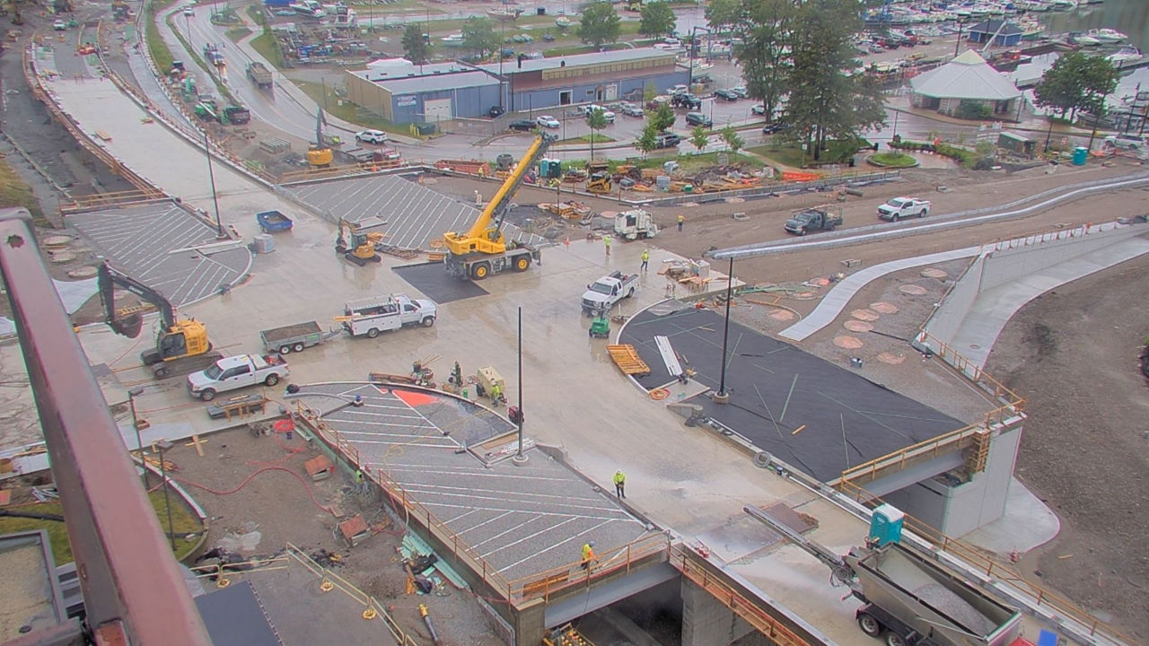 Bayfront Parkway Project progress 8-7-26