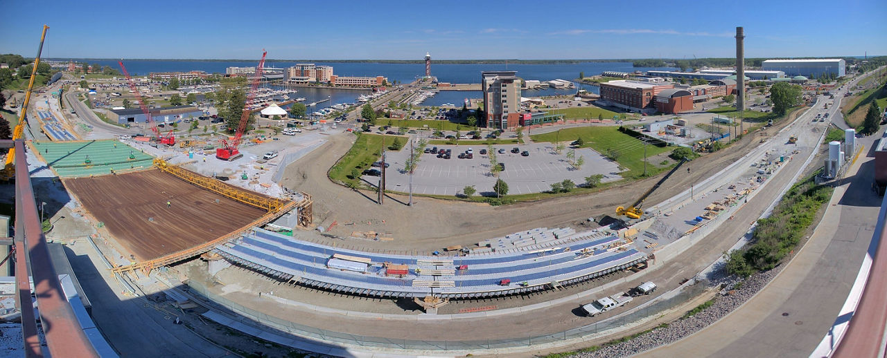 State Street bridge construction