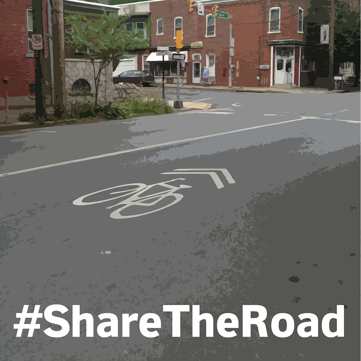 Share the Road - Square