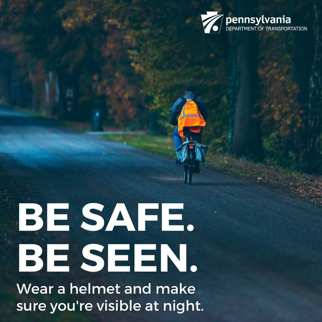 Bike Be Safe Be Seen - Square