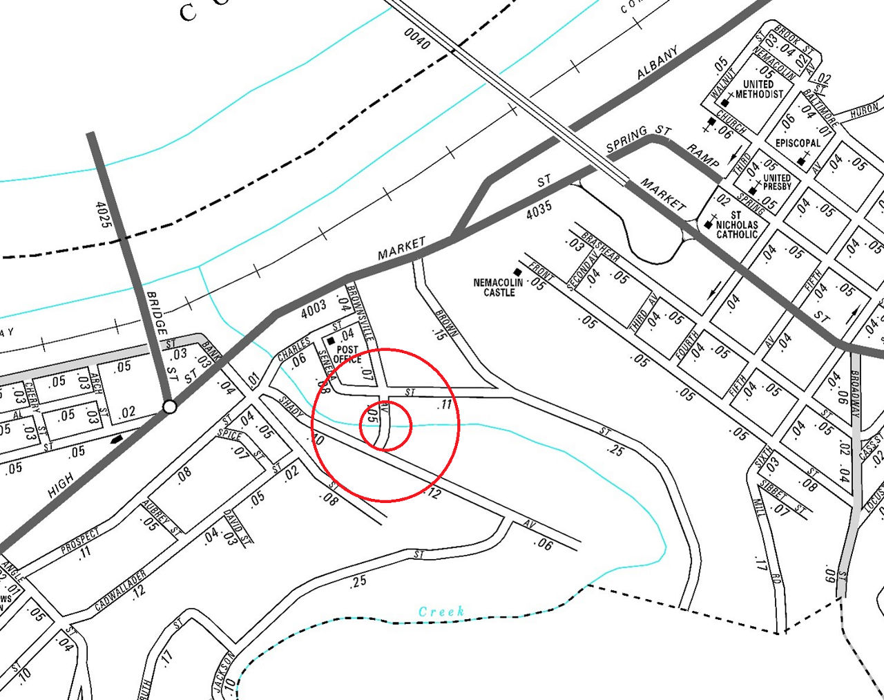 Brownsville Ave Project Location Map