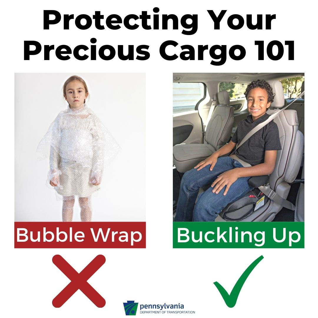 Bubble Wrap Seat Belt w NHTSA pic