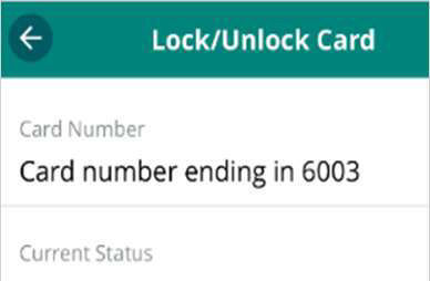 lock unlock card