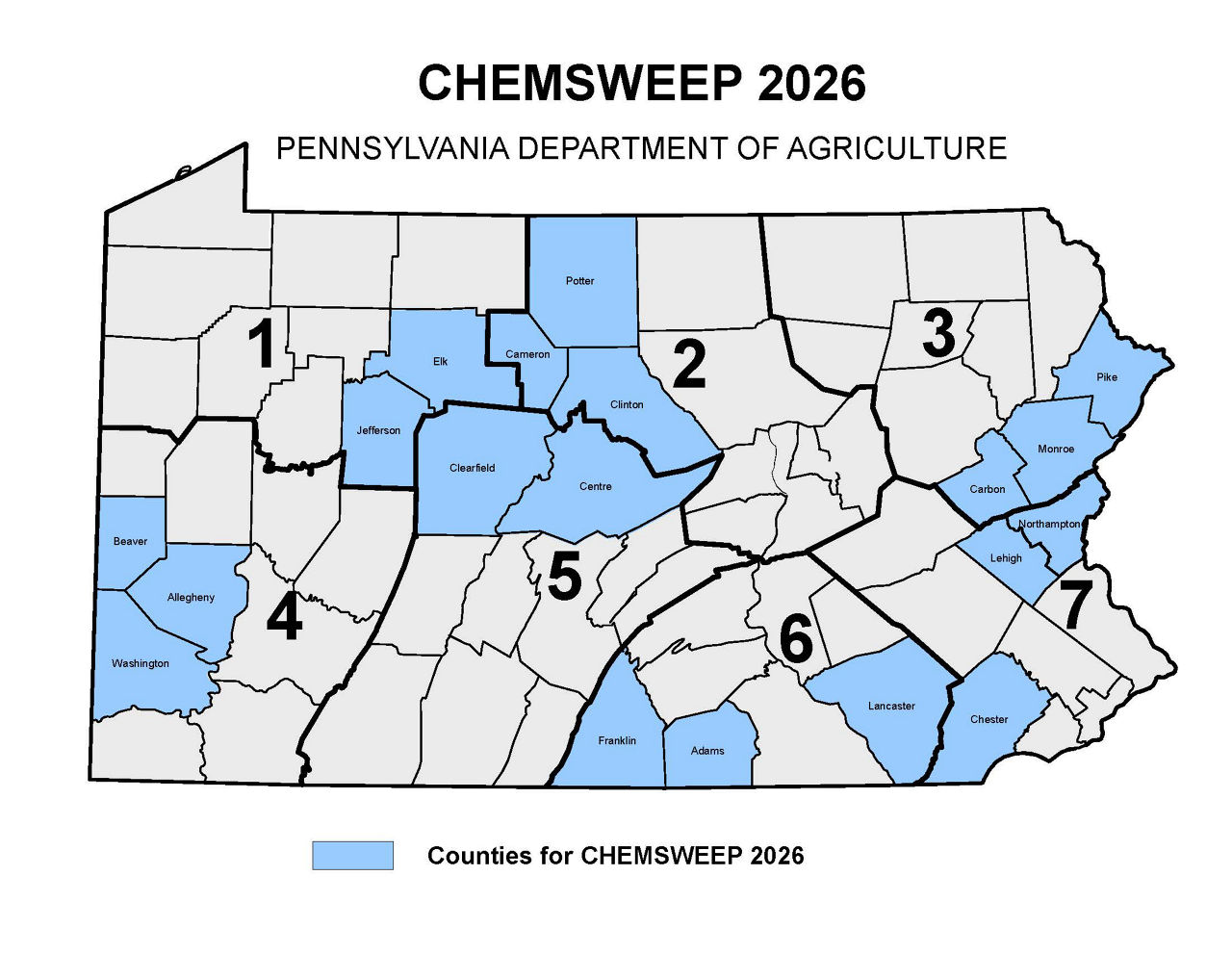 2026 chemsweep map