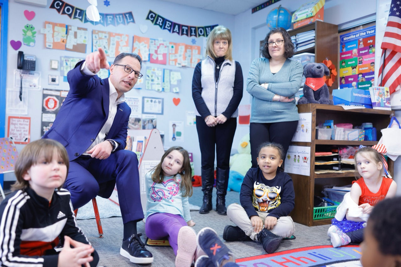 Governor Shapiro Visits Child Care Center