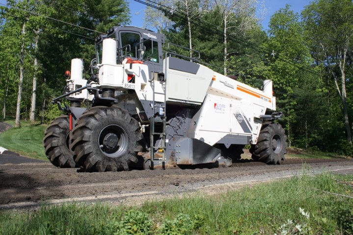 image of equipment on roadway