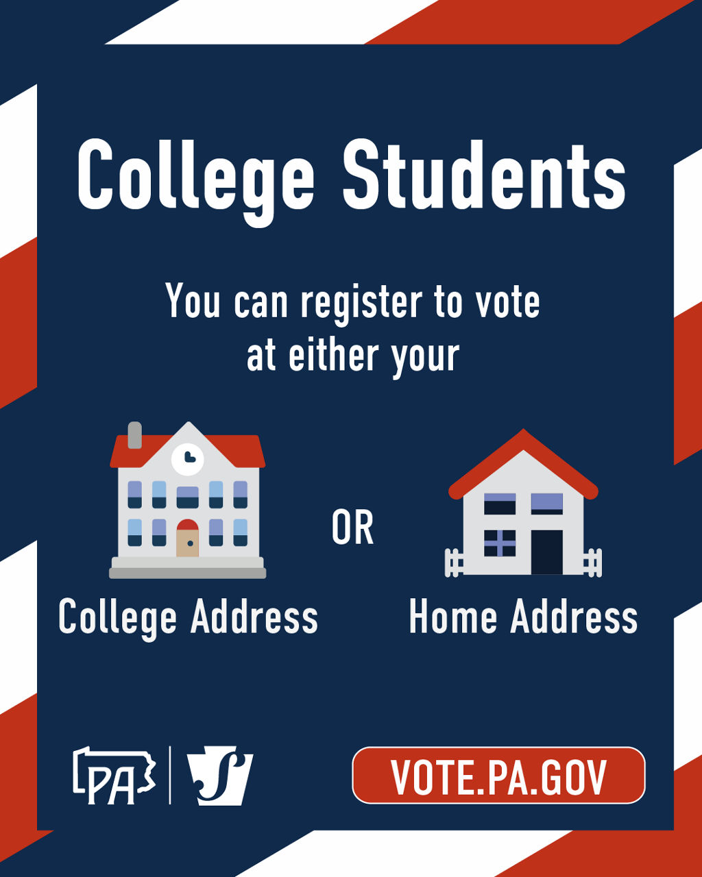 College students social media graphic