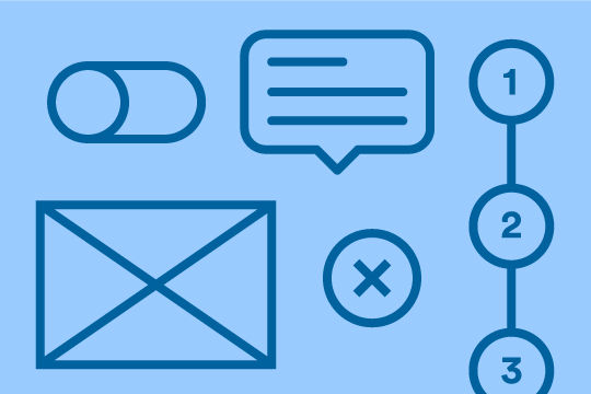 Illustration of basic web components