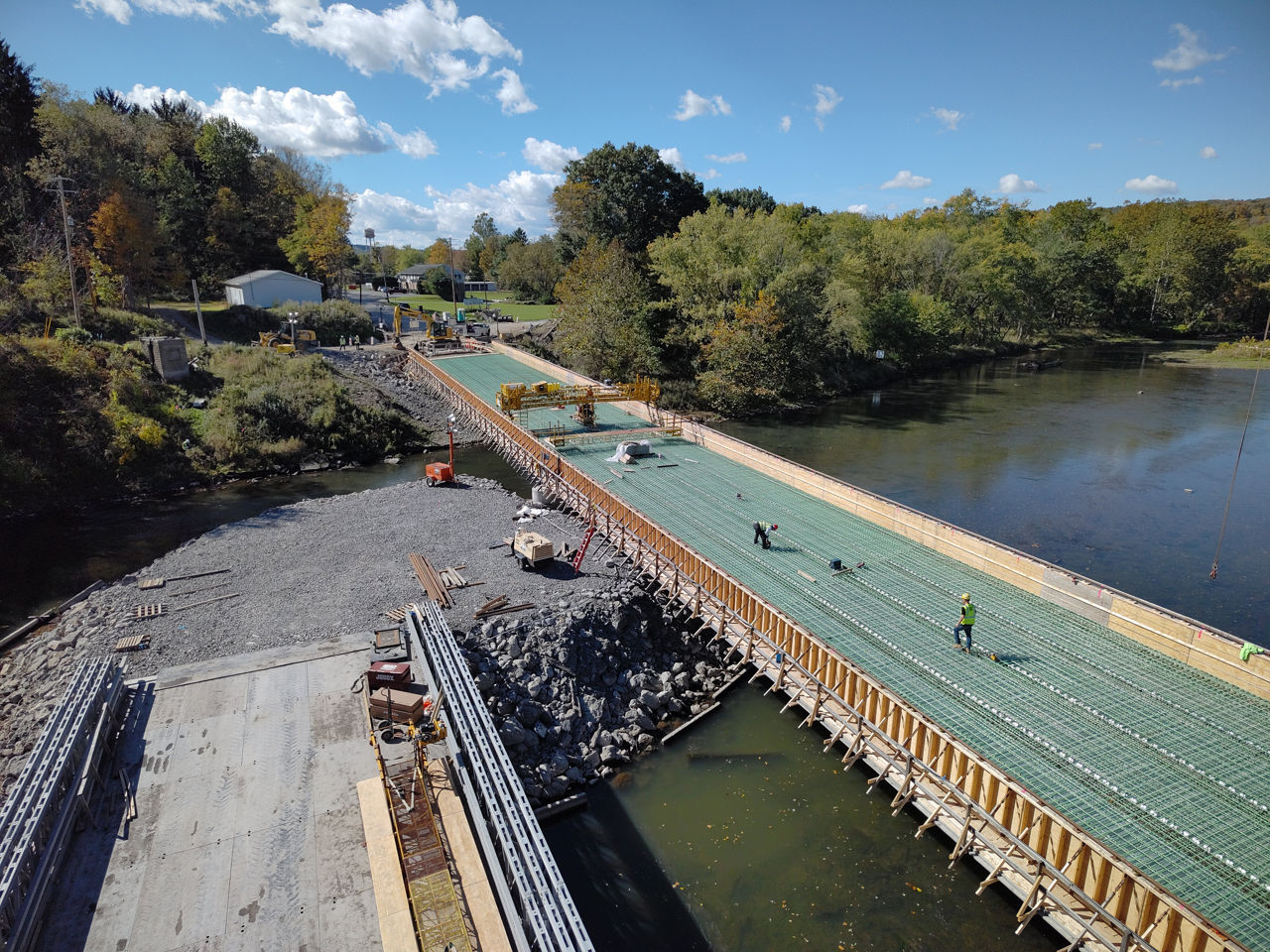 Route 6 bridge under construction