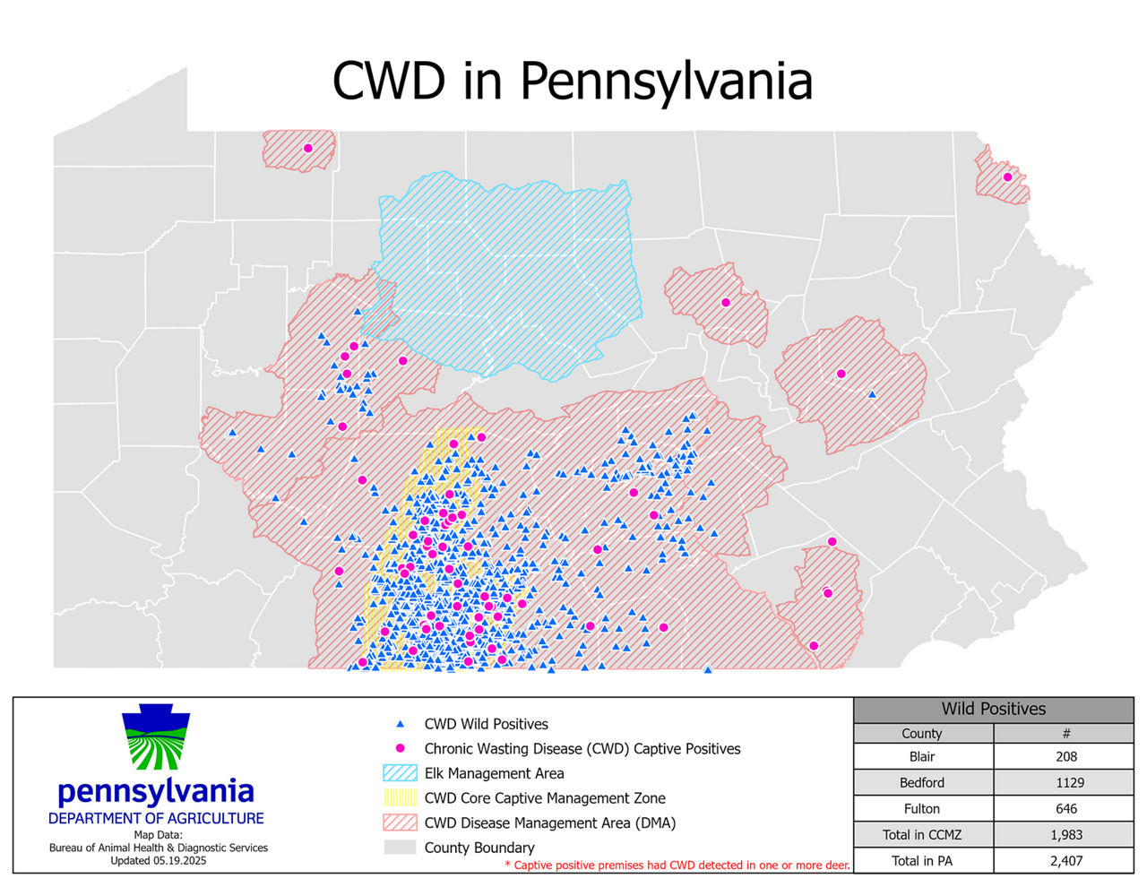 CWD Update in PA