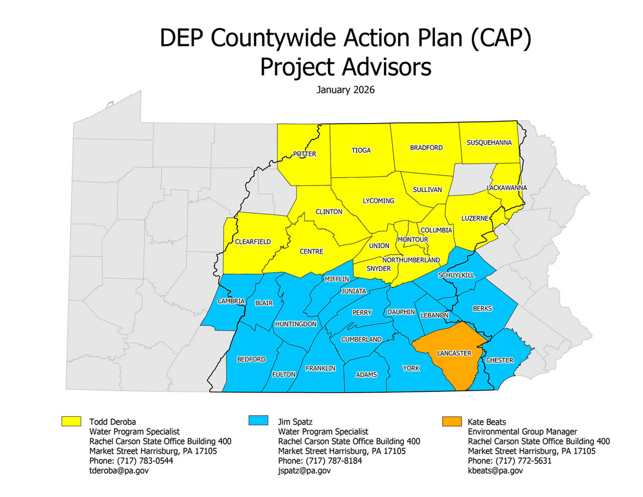 Project Advisors and Watershed Managers