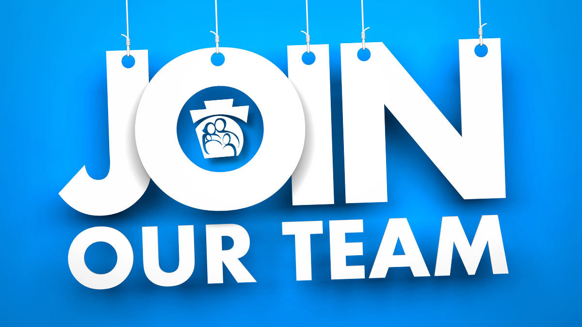 Logo for the PA Department of Human Services and the word "Join our team".