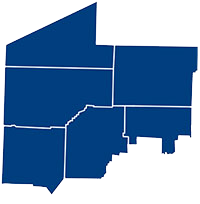 PennDOT District 1 Map including Crawford, Erie, Forest, Mercer, Venango and Warren Counties