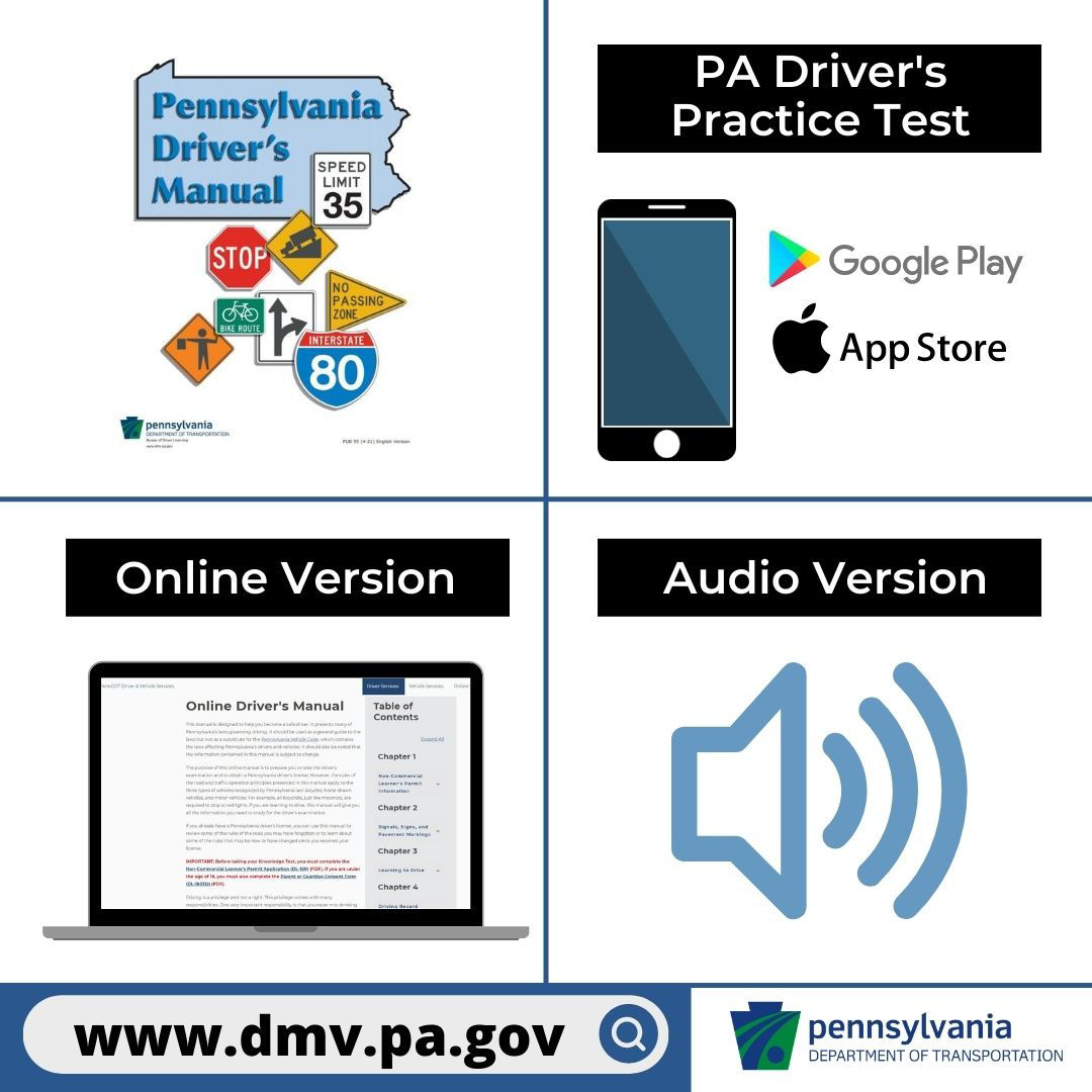 Drivers manual 4 ways - square