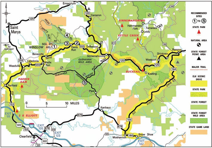 elk viewing destinations