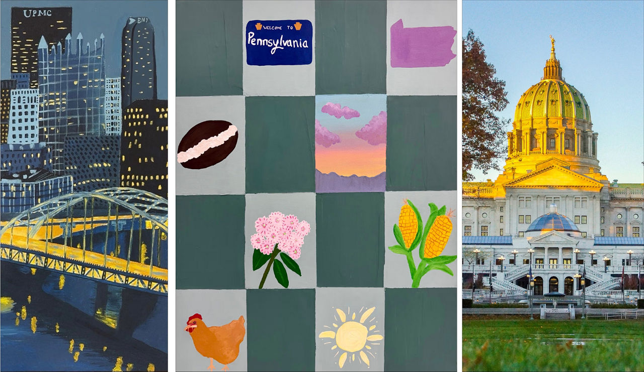 Many Communities, One Commonwealth artwork by Pennsylvania students