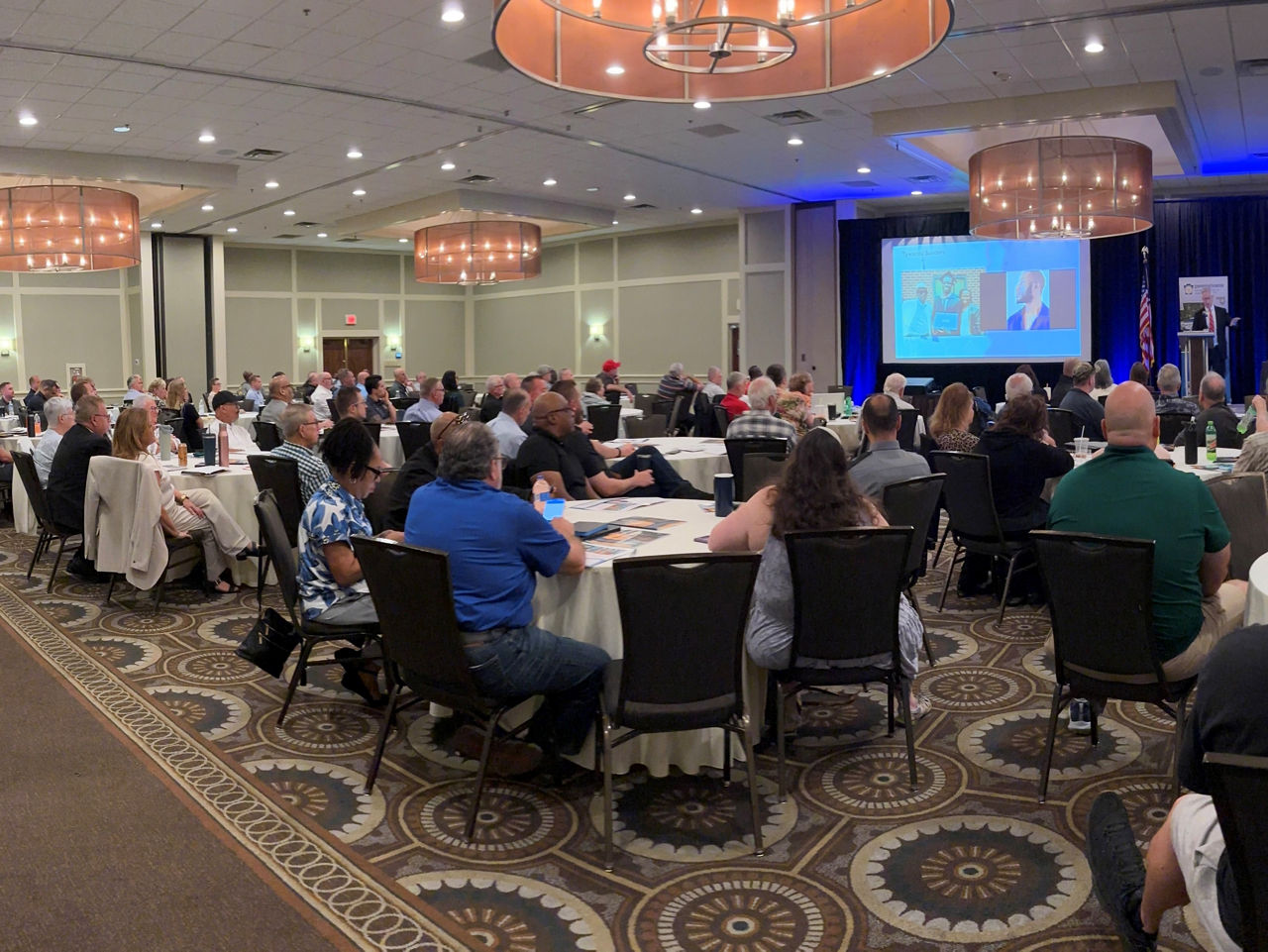 An image of people attending an OHS event