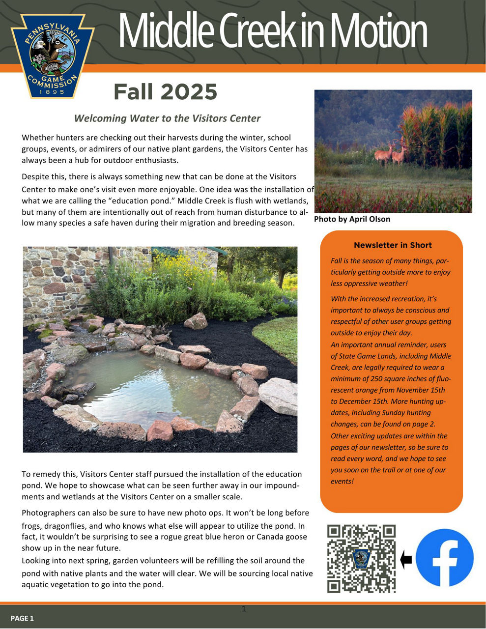 middle creek winter newsletter 2024