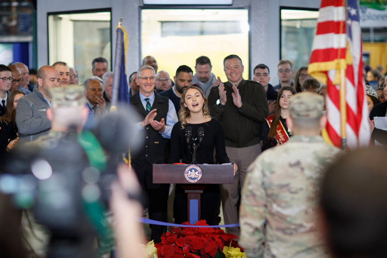 farm show opening ceremonies, national anthem