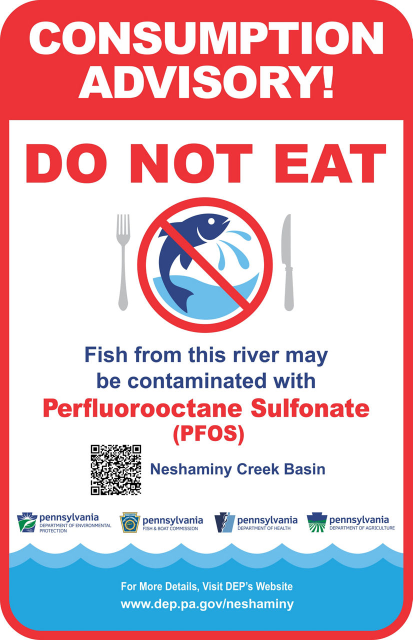 Fish Consumption Advisory Sign 11x17