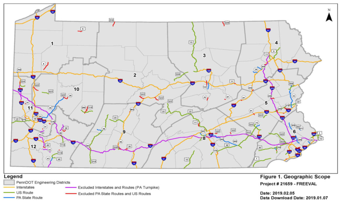 Map of Pennsylvania