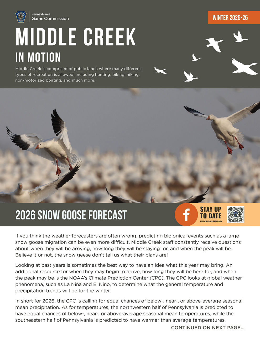 middle creek winter newsletter 2024