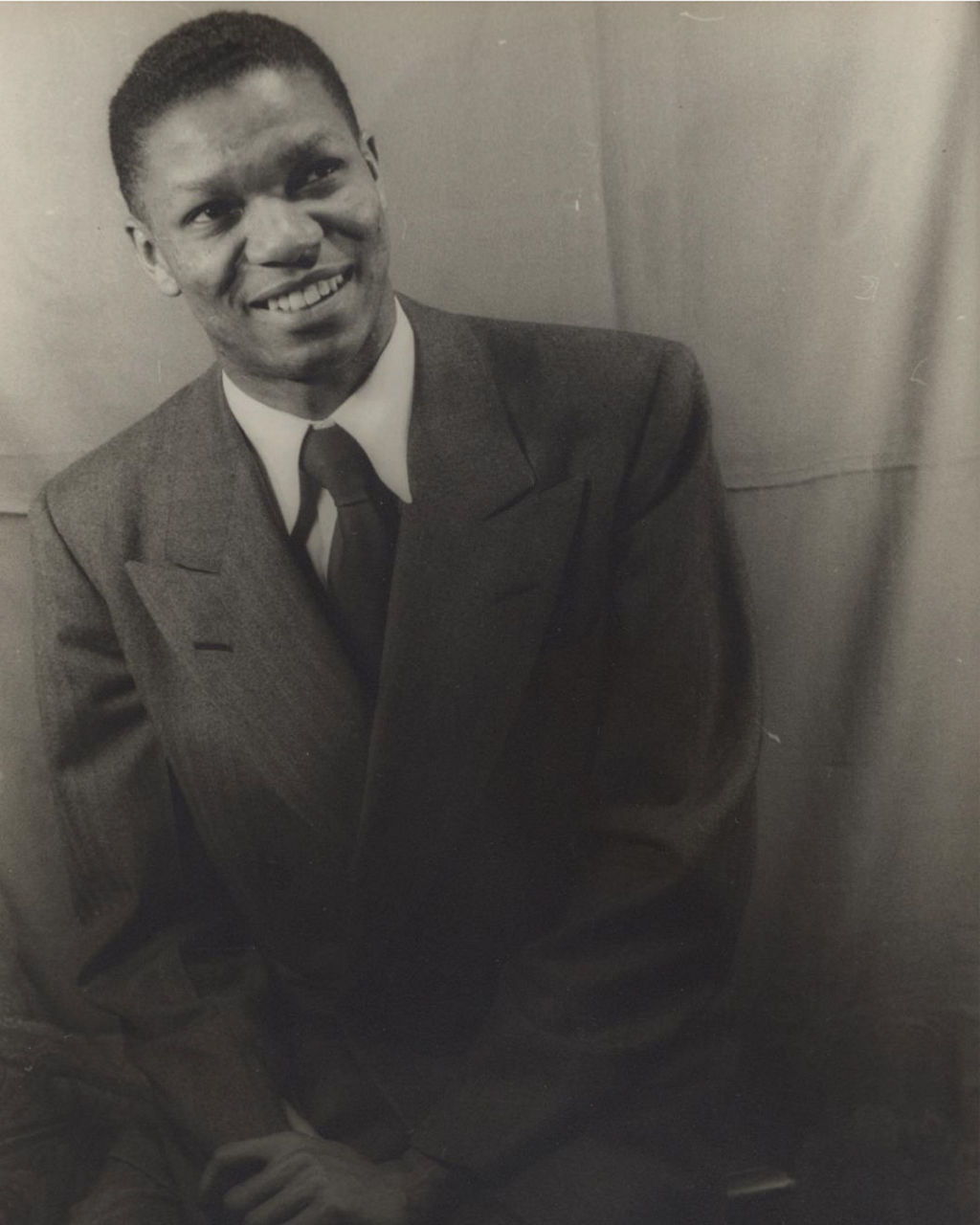 Vintage portrait of man in formal suit and tie